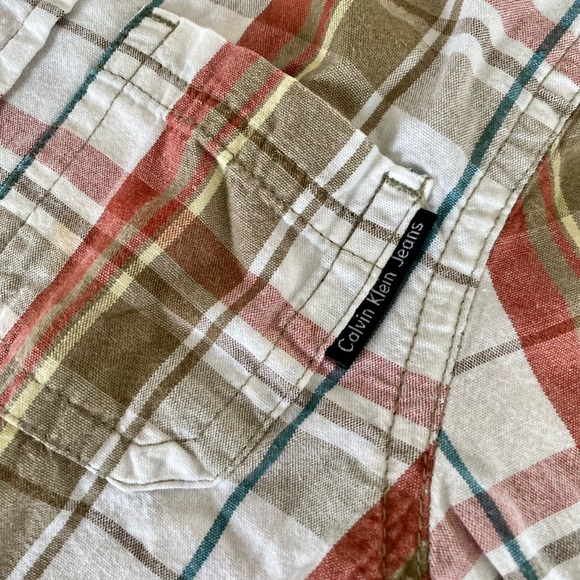 Calvin Klein Jeans Baby Button Down Shirt | 12 Months - Picture 3 of 6